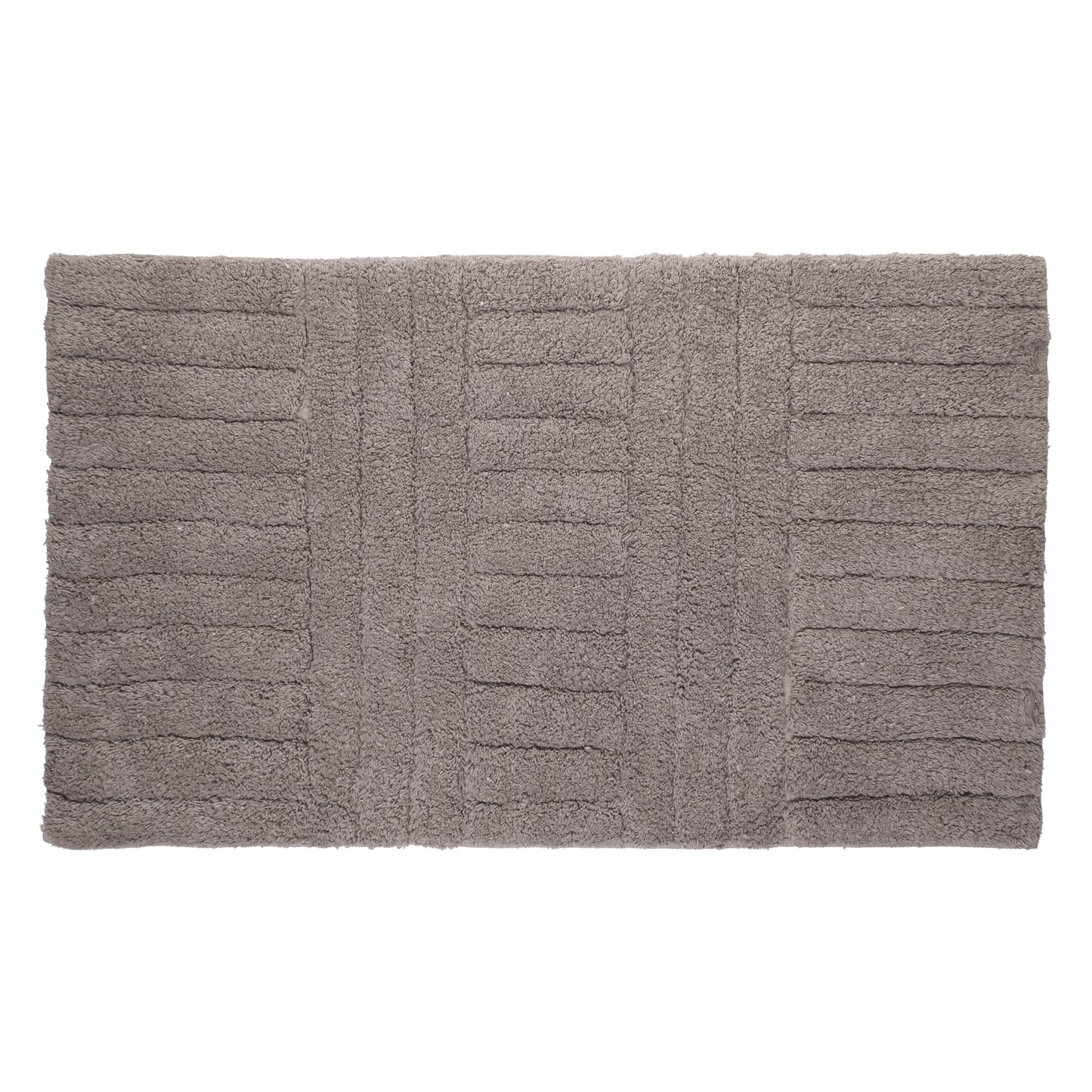 Tapete Genova 50cm x 80cm Cinza Algodão - Wolff