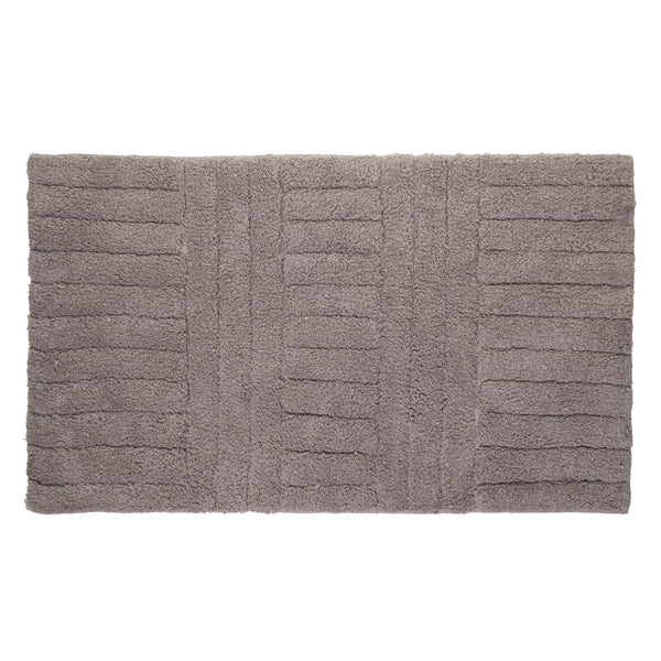 Tapete Genova 50cm x 80cm Cinza Algodão - Wolff
