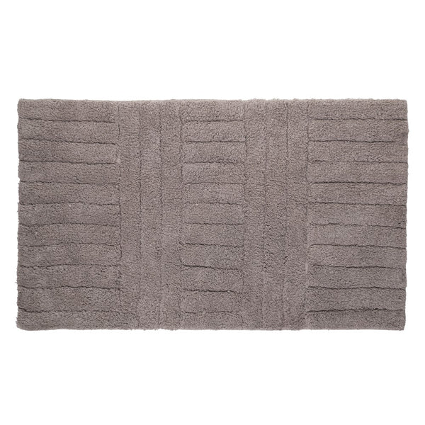 Tapete Genova 50cm x 80cm Cinza Algodão - Wolff