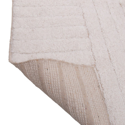 Tapete Genova 50cm x 80cm Branco Algodão - Wolff