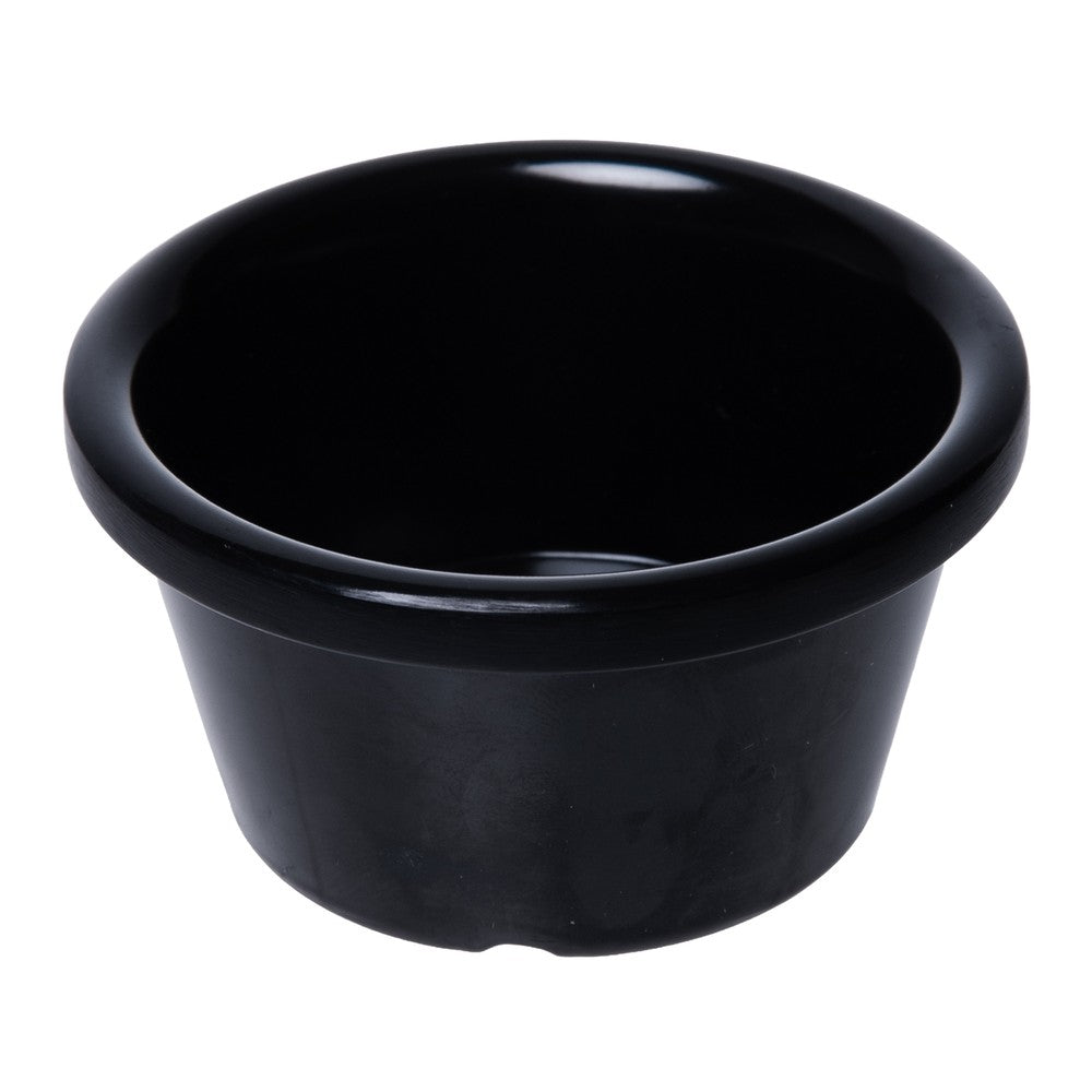 Ramequim Liso 90ml Preto Melamina - Rojemac Profissional