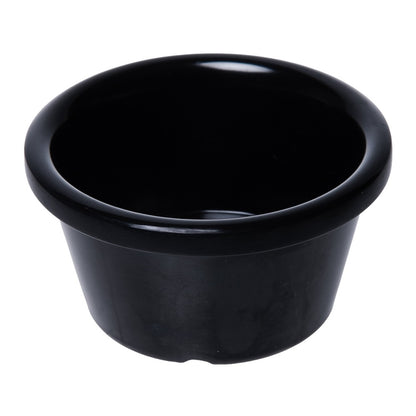 Ramequim Liso 90ml Preto Melamina - Rojemac Profissional
