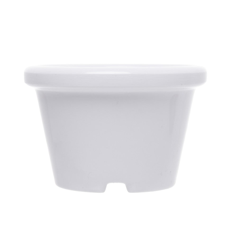 Ramequim Liso 60ml Branco Melamina - Rojemac Profissional