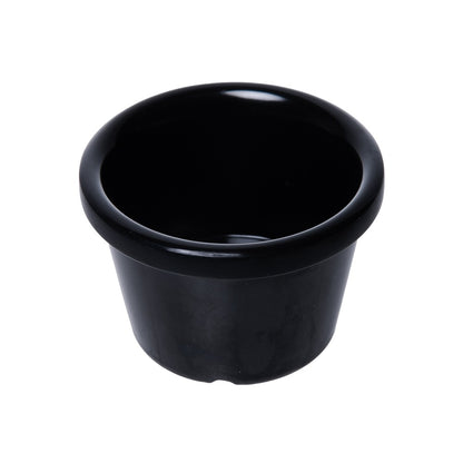 Ramequim Liso 40ml Preto Melamina - Rojemac Profissional