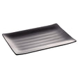 Prato Retangular 25cm x 17cm x 3cm Preto Melamina - Rojemac Profissional