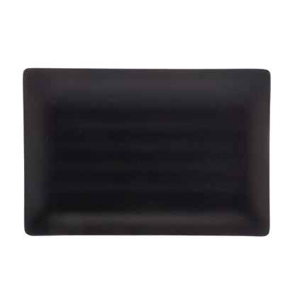 Prato Retangular 25cm x 17cm x 3cm Preto Melamina - Rojemac Profissional