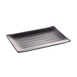 Prato Retangular 20cm x 12cm x 2cm Preto Melamina - Rojemac Profissional