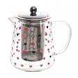 Chaleira de Vidro Borossilicato com Filtro de Aço Inox Love 750ml - Lyor