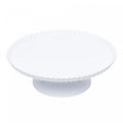 Prato para Bolo com Pé 30cm x 10cm Branco Melamina - Rojemac Profissional