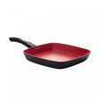 Bistequeira de Indução em Alumínio com Revestimento Cerâmico Granito Chef Vermelha 24cm - Lyor
