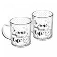 Conjunto 2 Canecas de Vidro Te Amo 220ml - Lyor