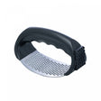 Espremedor de Alho Aço Inox Alça em Plástico Preto 11cm x 5cm x 7cm Lyor