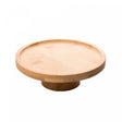 Prato para Bolo de Bambu com Pé 18cm x 6cm - Lyor