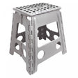 Banco Dobrável de Plástico Cinza 39cm - Lyor