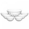Conjunto 7 Peças para Sobremesa de Vidro Diamond - Lyor