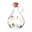 Garrafa para Azeite com Tampa de Cortiça Flora 300ml Vidro - Lyor