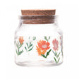 Pote com Tampa de Cortiça Flora 140ml Vidro - Lyor