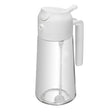 Galheteiro 2 em 1 de Vidro com Borrifador Plástico Branco 450ml - Lyor