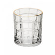 Copo de Cristal com Fio de Ouro Square 330ml - Lyor