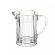 Leiteira de Cristal Ecológico com Fio de Ouro Radial 290ml - Lyor