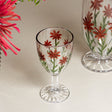 Taça Red Flower 320ml Cristal Ecológico - Wolff