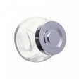Conjunto 3 Porta Temperos de Vidro com Tampa Plástica Prata 200ml - Lyor