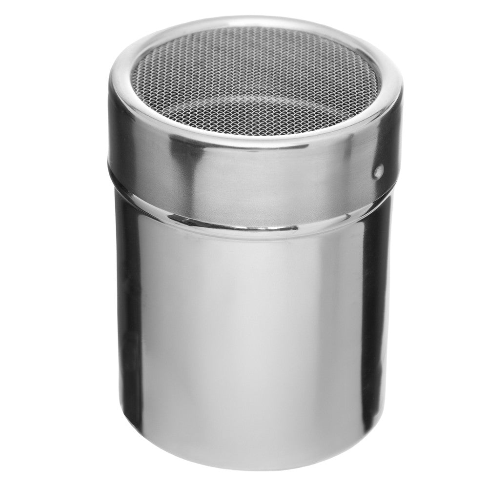 Polvilhador com Tela e Tampa Ø7,5cm x 10cm Aço Inox - Rojemac Profissional