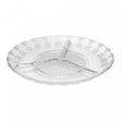 Petisqueira de Vidro com 3 Divisórias Floral 19,5cm - Lyor