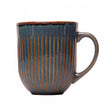 Caneca de Cerâmica Linear Azul - Lyor
