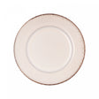 Prato Sobremesa Linear Cerâmica Branco - Lyor