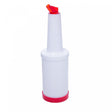Frasco Pourer 1L Vermelho Plástico - Rojemac Profissional