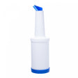 Frasco Pourer 1L Azul Plástico - Rojemac Profissional