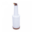 Frasco Pourer 1L Marrom Plástico - Rojemac Profissional