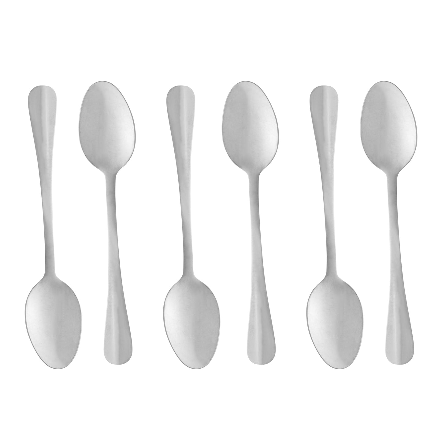Conjunto 6 Colheres para Sobremesa de Aço Inox Positano 16cm - Lyor