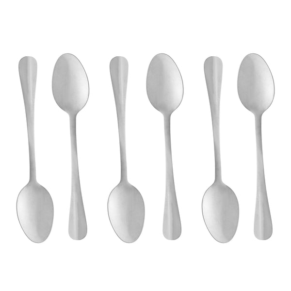 Conjunto 6 Colheres para Sobremesa de Aço Inox Positano 16cm - Lyor