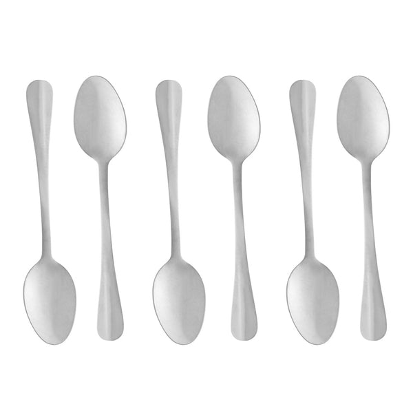 Conjunto 6 Colheres para Sobremesa de Aço Inox Positano 16cm - Lyor