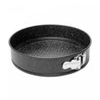 Forma Redonda Fundo Removível Antiaderente de Aço Carbono Granilite Preta 26cm x 7cm -Lyor