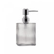 Porta Sabonete Líquido de Vidro Lines 420ml - Lyor