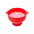Pipoqueira para Micro-Ondas de Silicone Vermelha 20cm x 24cm x 15cm - Lyor