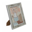Porta-Retrato de Poliestireno Branco 15cm x 20cm - Lyor