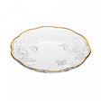 Prato para Sobremesa New Butterfly com Fio de Ouro 20cm Cristal Ecológico - Lyor