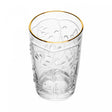 Copo New Butterfly com Fio de Ouro 330ml Cristal Ecológico - Lyor