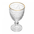 Taça de Água New Butterfly com Fio de Ouro 320ml Cristal Ecológico - Lyor