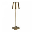 Luminária de Mesa Led 3 Tons Usb Elegance 9,5cm x 9,5cm x 38cm Dourada Metal - Lyor