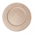 Sousplat Shine 33cm Champanhe Plástico - Lyor