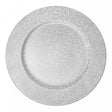 Sousplat Shine 33cm Prateado Plástico - Lyor