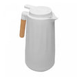 Garrafa Térmica New Unique 1L Branca Plástico - Lyor