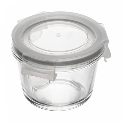 Pote Hermético com Tampa Redondo Vidro - Lyor