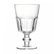 Taça de Água Belle Epoque com Fio de Ouro  225ml Vidro - Lyor