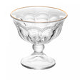 Taça de Sobremesa Belle Epoque com Fio de Ouro 180ml Vidro - Lyor